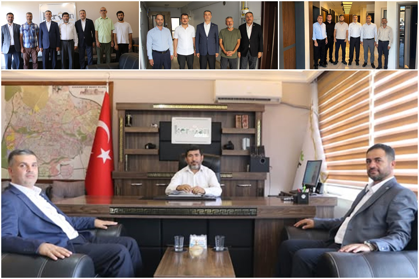 HÜDA PAR Gaziantep İl Başkanı Mustafa Kaya'dan basın ve iş dünyasına ziyaretler