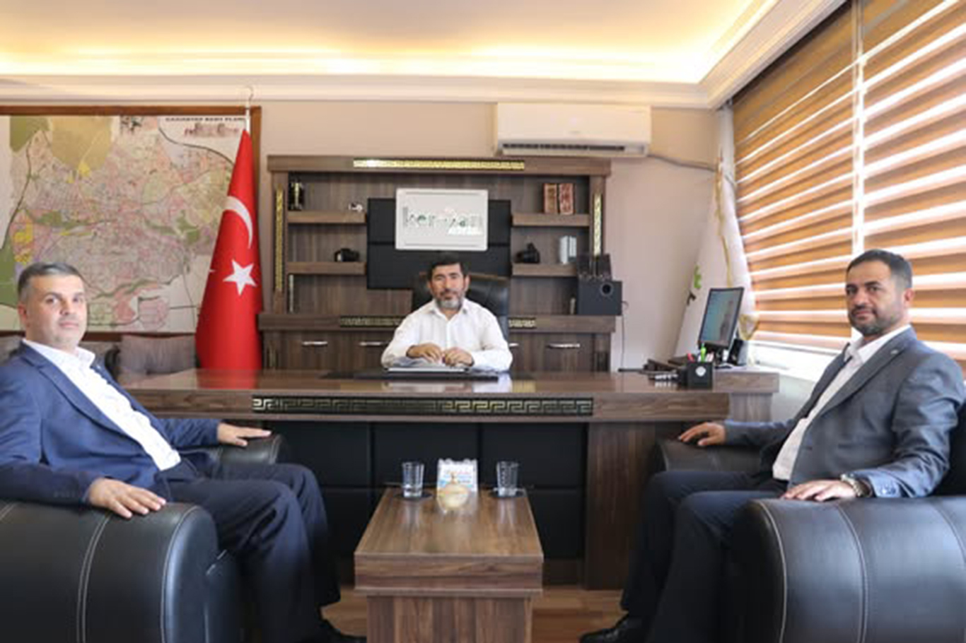 HÜDA PAR Gaziantep İl Başkanı Mustafa Kaya'dan basın ve iş dünyasına ziyaretler