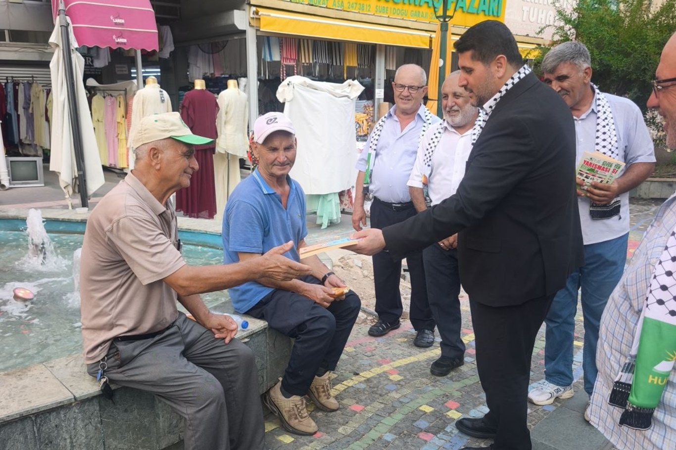 HÜDA PAR Antalya Teşkilatından Mevlid Kandili Haftasında esnaf ziyareti