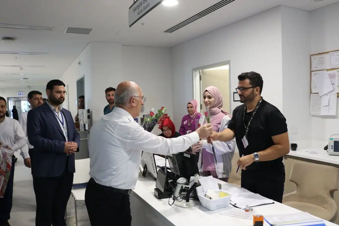 Müftü Topal'dan hastalara ziyaret