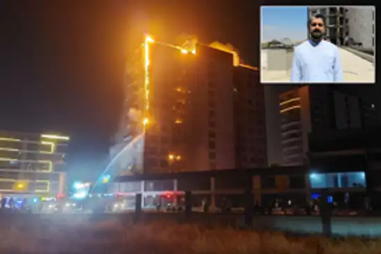 Diyarbakır'daki plaza yangınına ilişkin firma yetkilisinden açıklama: Önceliğimiz can güvenliğiydi