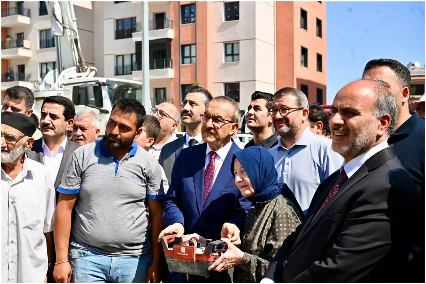 Malatya'da bir caminin temeli daha dualarla atıldı