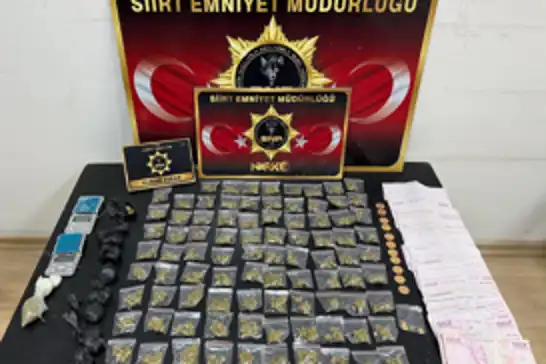 Siirt’te uyuşturucu operasyonu: 2 şüpheli yakalandı