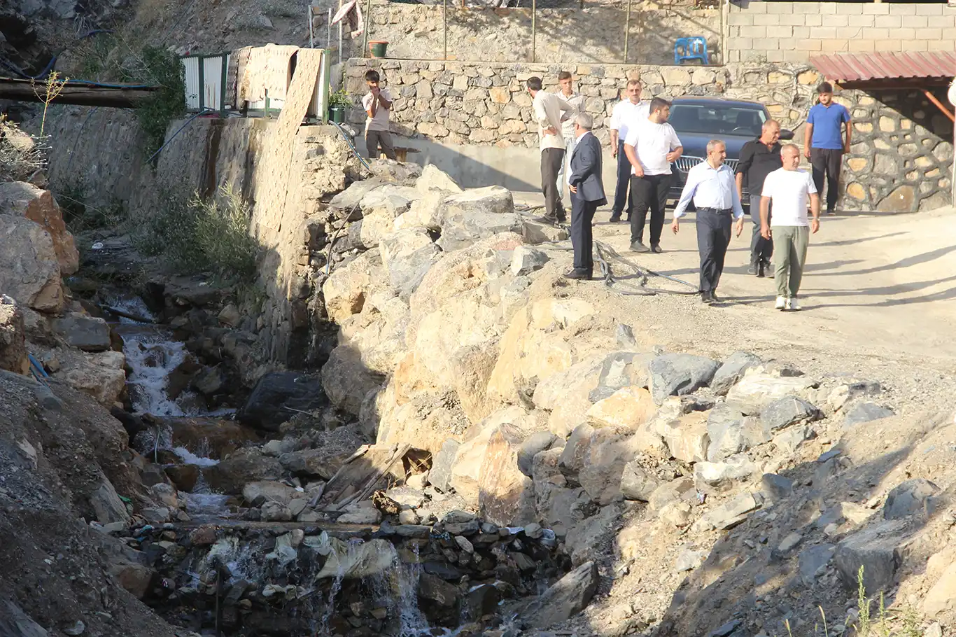 HÜDA PAR Milletvekili Demir, Taşdelen köyündeki baraj tehlikesine dikkat çekti