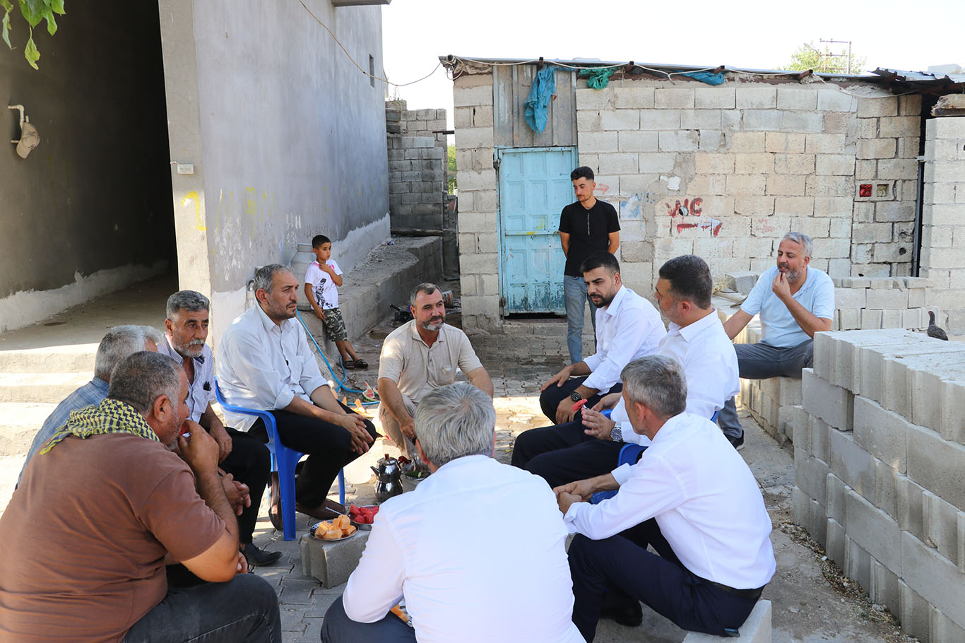 Gaziantep HÜDA PAR heyetinden esnaf ve köylü ziyareti