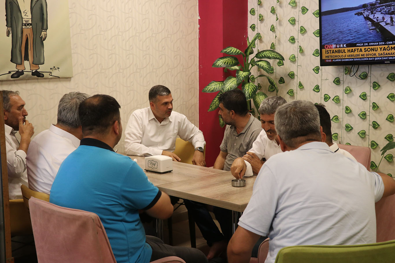 Gaziantep HÜDA PAR heyetinden esnaf ve köylü ziyareti