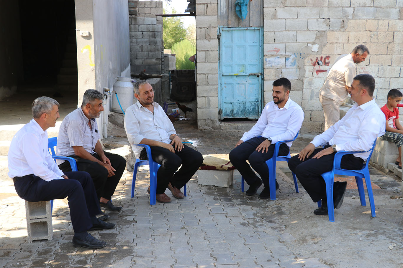 Gaziantep HÜDA PAR heyetinden esnaf ve köylü ziyareti