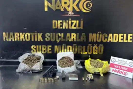 Denizli’de uyuşturucu operasyonu: 2 şüpheli tutuklandı