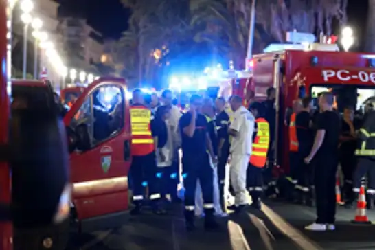 Two killed, nine injured after car plows into pedestrians in northwestern France