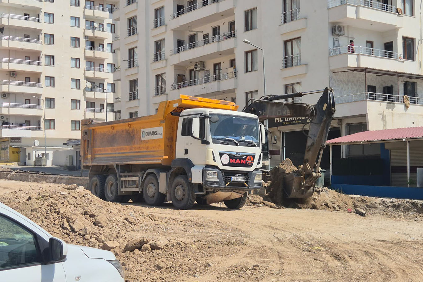 İLKHA'nın gündeme getirdiği kavşakta çalışma başlatıldı