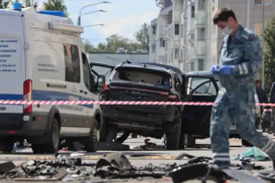 Rusya'da bir araçta patlama: Hava Kuvvetleri mensubu yarbay hayatını kaybetti