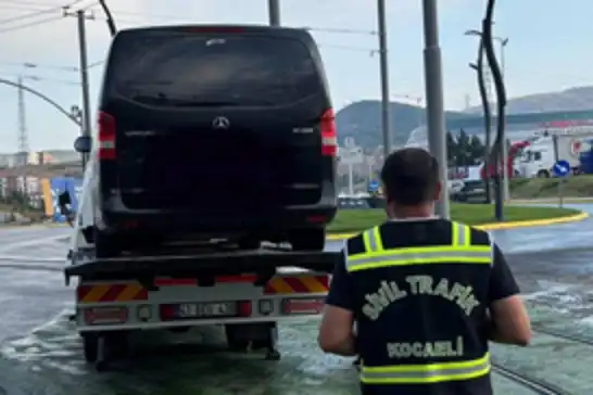 Kocaeli'de korsan taşımacılık yapan sürücüye 100 bin lira ceza