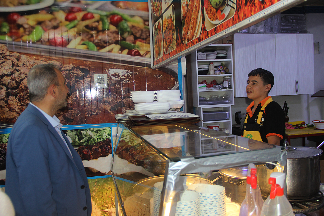 HÜDA PAR MİLLETVEKİLİ DEMİR'DEN  ESNAF VE KÖY ZİYARETİ   