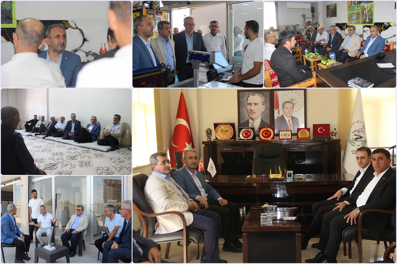 HÜDA PAR MİLLETVEKİLİ DEMİR'DEN  ESNAF VE KÖY ZİYARETİ   