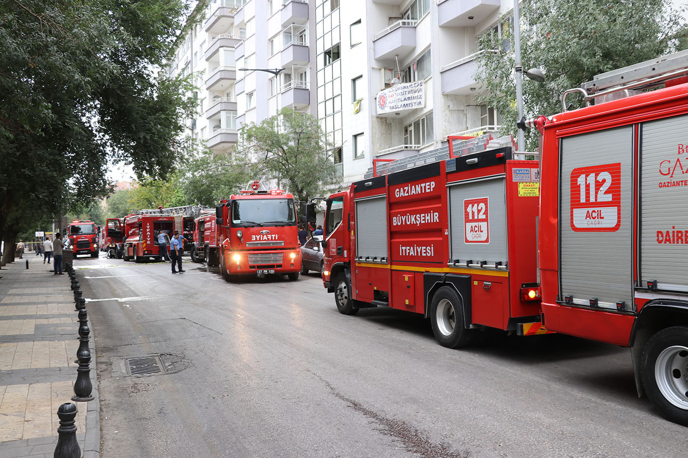 Gaziantep'te iş yerinde çıkan yangın kontrol altına alındı