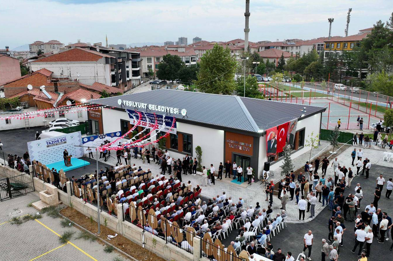 Yeşilyurt'ta Hüseyin Kırteke taziye evi hizmete girdi