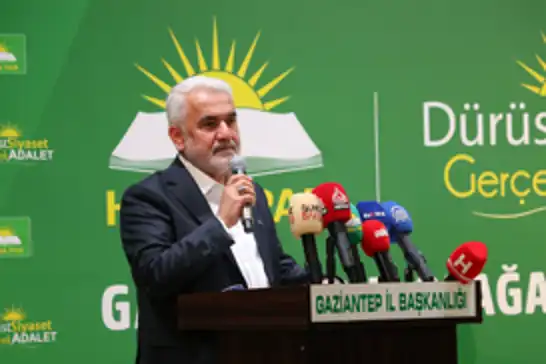 HÜDA PAR leader reaffirms commitment to justice at Gaziantep congress