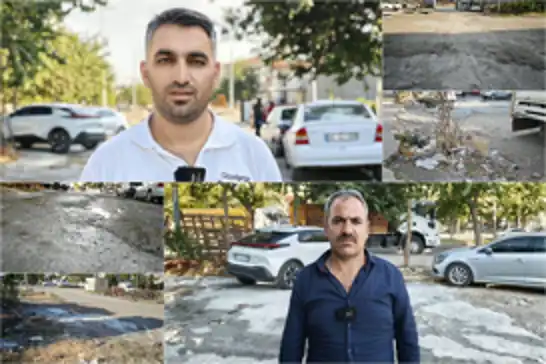 Onarılmayan yol, mahalle sakinleri ve esnafın tepkisine neden oldu