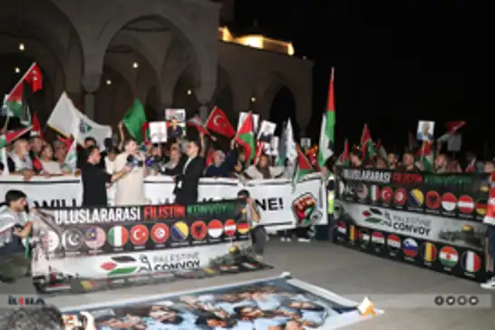 Hundreds welcome Palestine Convoy for Gaza solidarity in Ankara