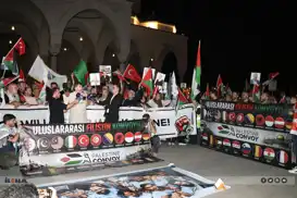 Hundreds welcome Palestine Convoy for Gaza solidarity in Ankara