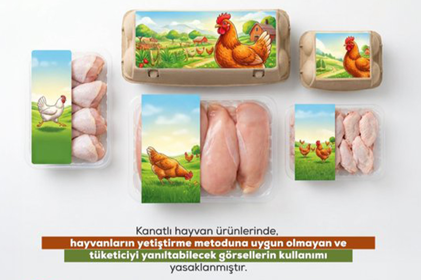 Bakanlık kanatlı ürünlerinde yanıltıcı ambalajlara son veriyor