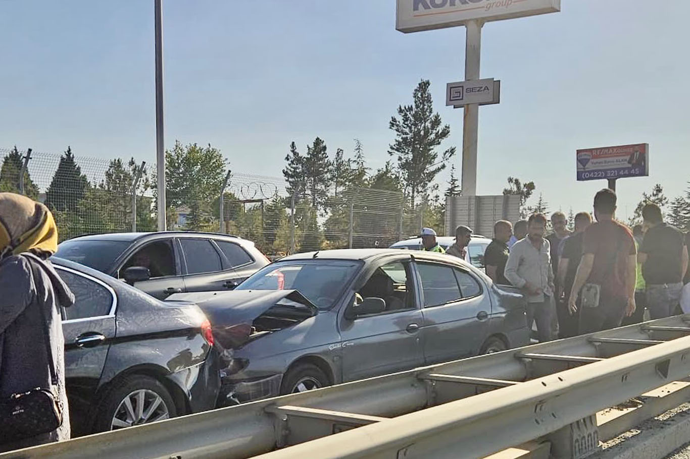 Malatya'da zincirleme kaza: 1 yaralı