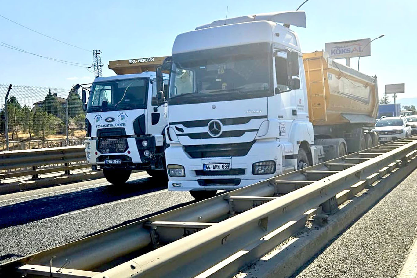 Malatya'da zincirleme kaza: 1 yaralı