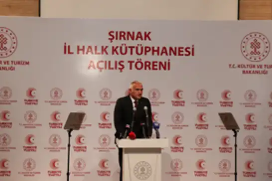 Kültür ve Turizm Bakanı Ersoy, Şırnak’ta kütüphane ve Kültür ve Turizm Müdürlüğü hizmet binası açılışını gerçekleştirdi