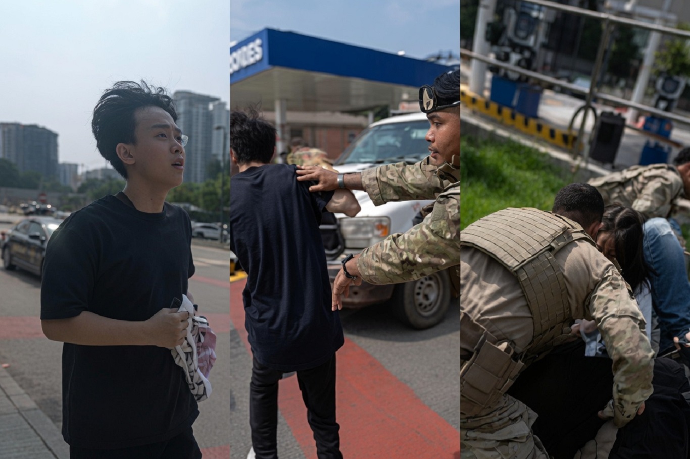 Eight students detained after attempting to enter U.S. air base in South Korea
