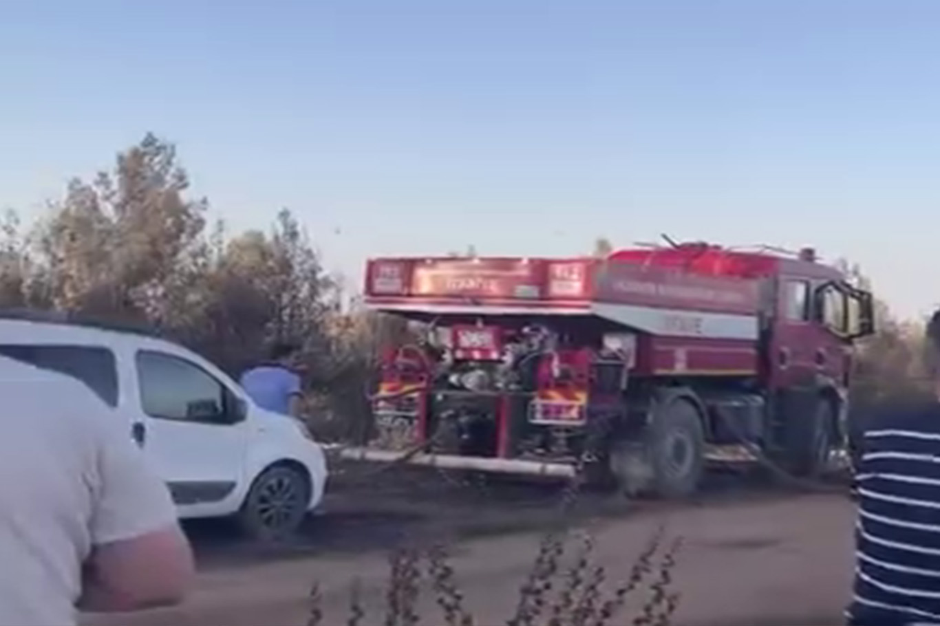 Gaziantep'te ormanlık alanda çıkan yangın büyümeden söndürüldü