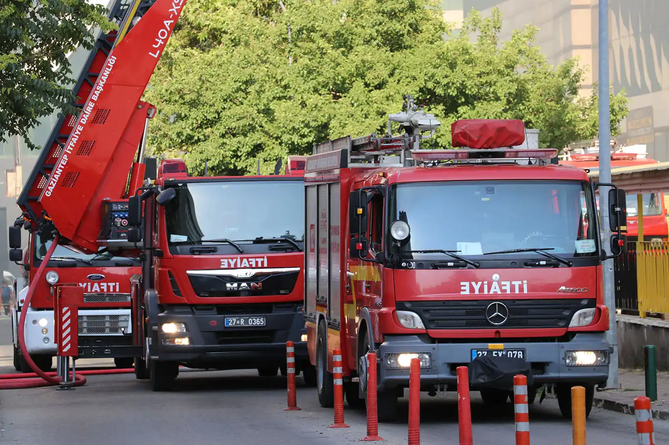 Gaziantep'te ormanlık alanda çıkan yangın büyümeden söndürüldü