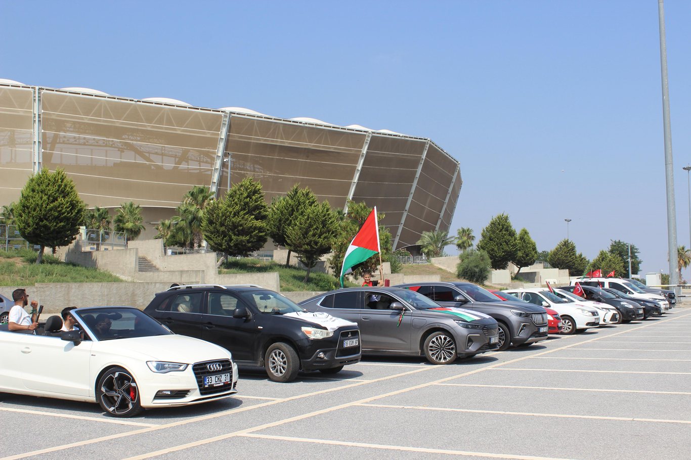 Mersin'den Filistin Konvoyuna destek