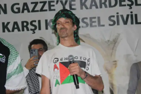 Filistin Vicdan Konvoyu'nda hidayete eren Yusuf'tan anlamlı çağrı