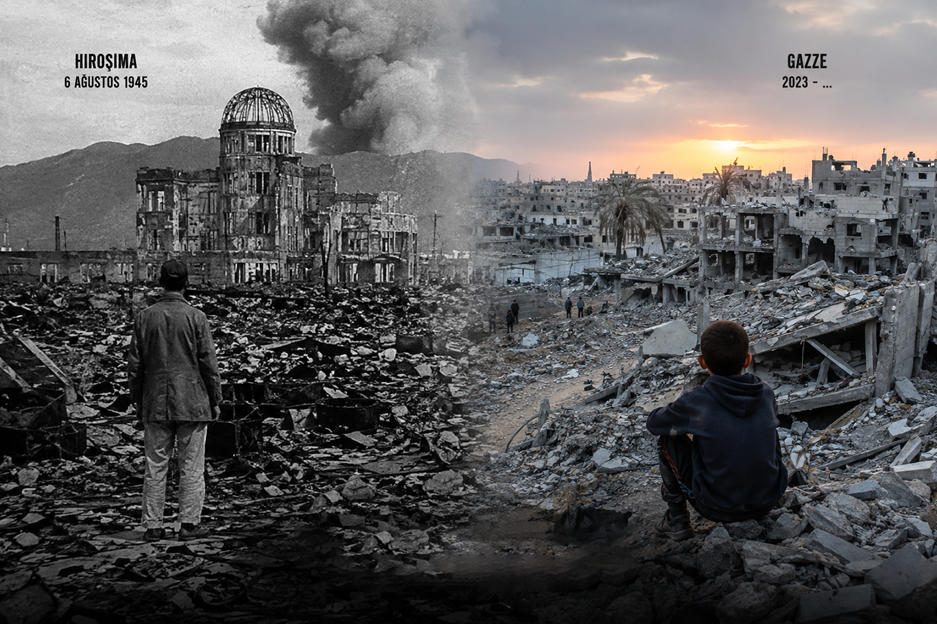 Hiroşima'nın 81. yılı: İnsanlık atom bombasını kınadı, peki Gazze için ne yaptı?