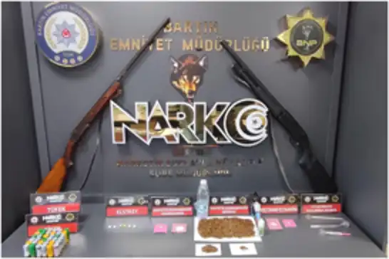 Bartın'da uyuşturucu operasyonunda 5 şüpheli gözaltına alındı