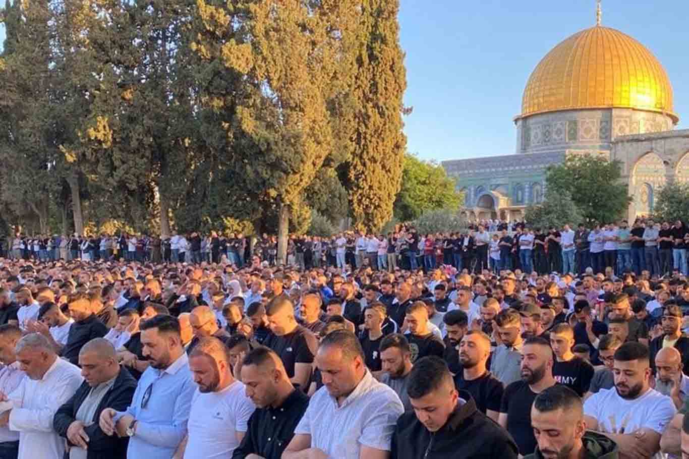 70 hezar misilman nimêja înê li Mescîda Eqsayê kirin
