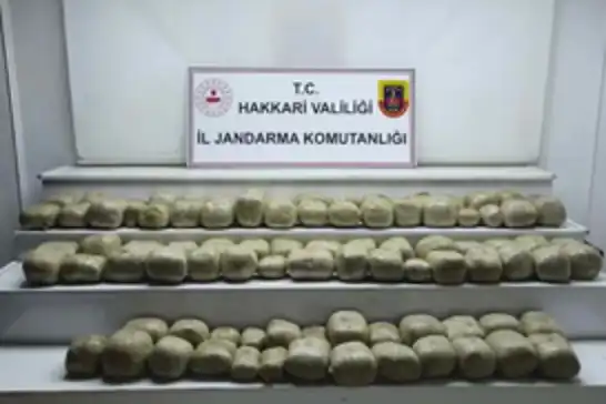 Hakkari'deki operasyonda 253 kilogram esrar ele geçirildi 