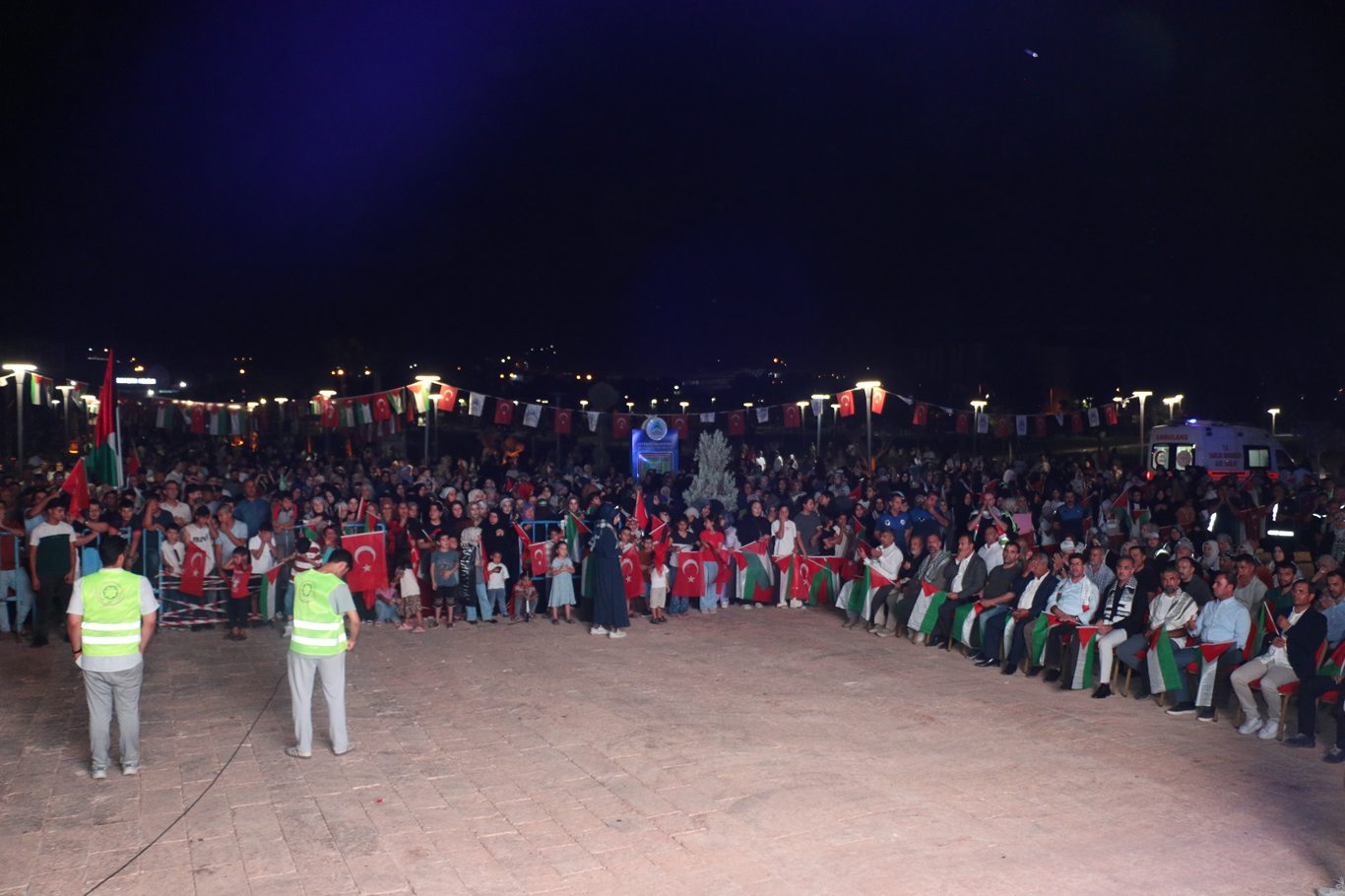 Uluslararası Filistin Konvoyu Şanlıurfa’da karşılandı