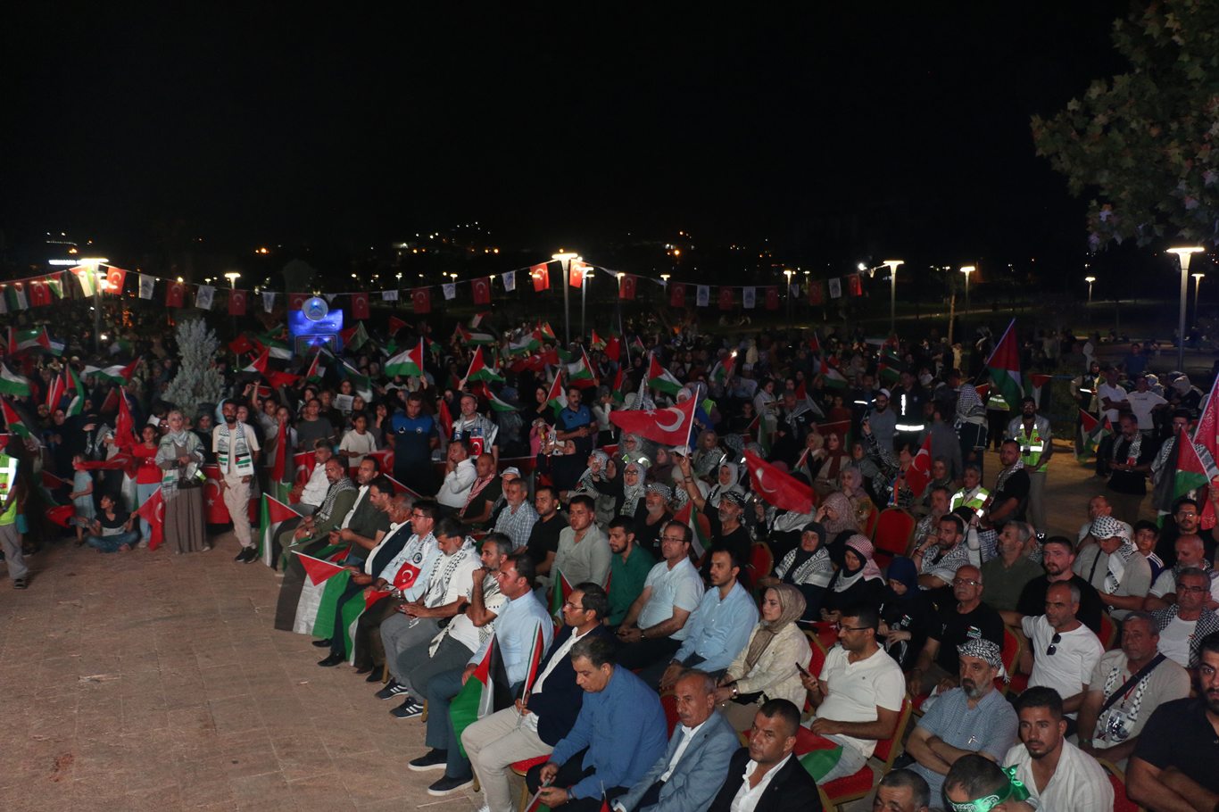 Uluslararası Filistin Konvoyu Şanlıurfa’da karşılandı
