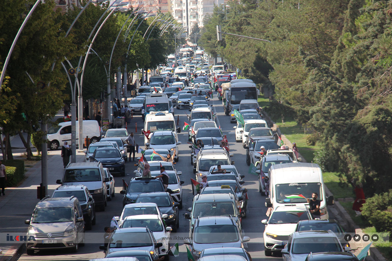 Palestine Convoy receives enthusiastic welcome in Diyarbakır