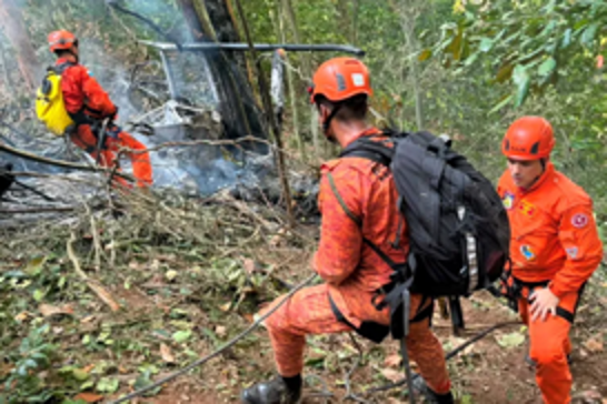 Four killed in helicopter crash during sightseeing flight in Rio de Janeiro