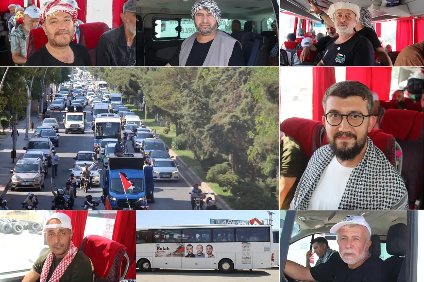 المشاركون في قافلة فلسطين: هدفنا إبقاء القضية الفلسطينية حاضرة على الساحة الدولية
