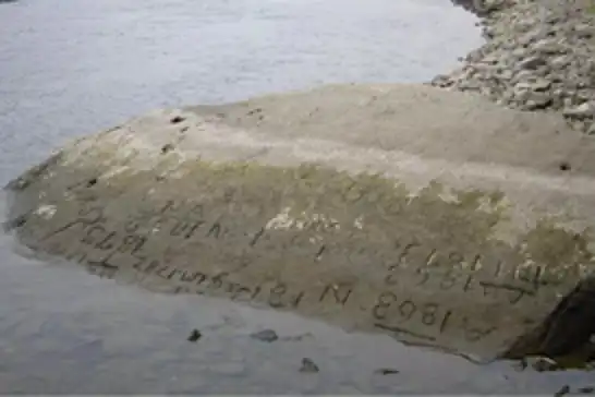 Almanya'da uzun süren kuraklık nedeniyle Elbe Nehri üzerinde "açlık taşları" ortaya çıktı