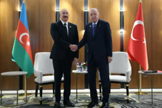 Erdoğan meets Azerbaijan’s Aliyev on sidelines of SCO summit in Bishkek