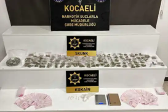 Kocaeli’de uyuşturucu operasyonu 9 şüpheli yakalandı