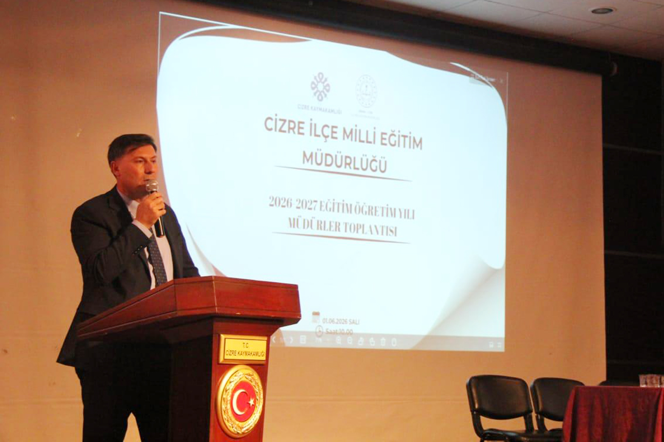 CİZRE’DE YENİ EĞİTİM YILI TOPLANTISI YAPILDI