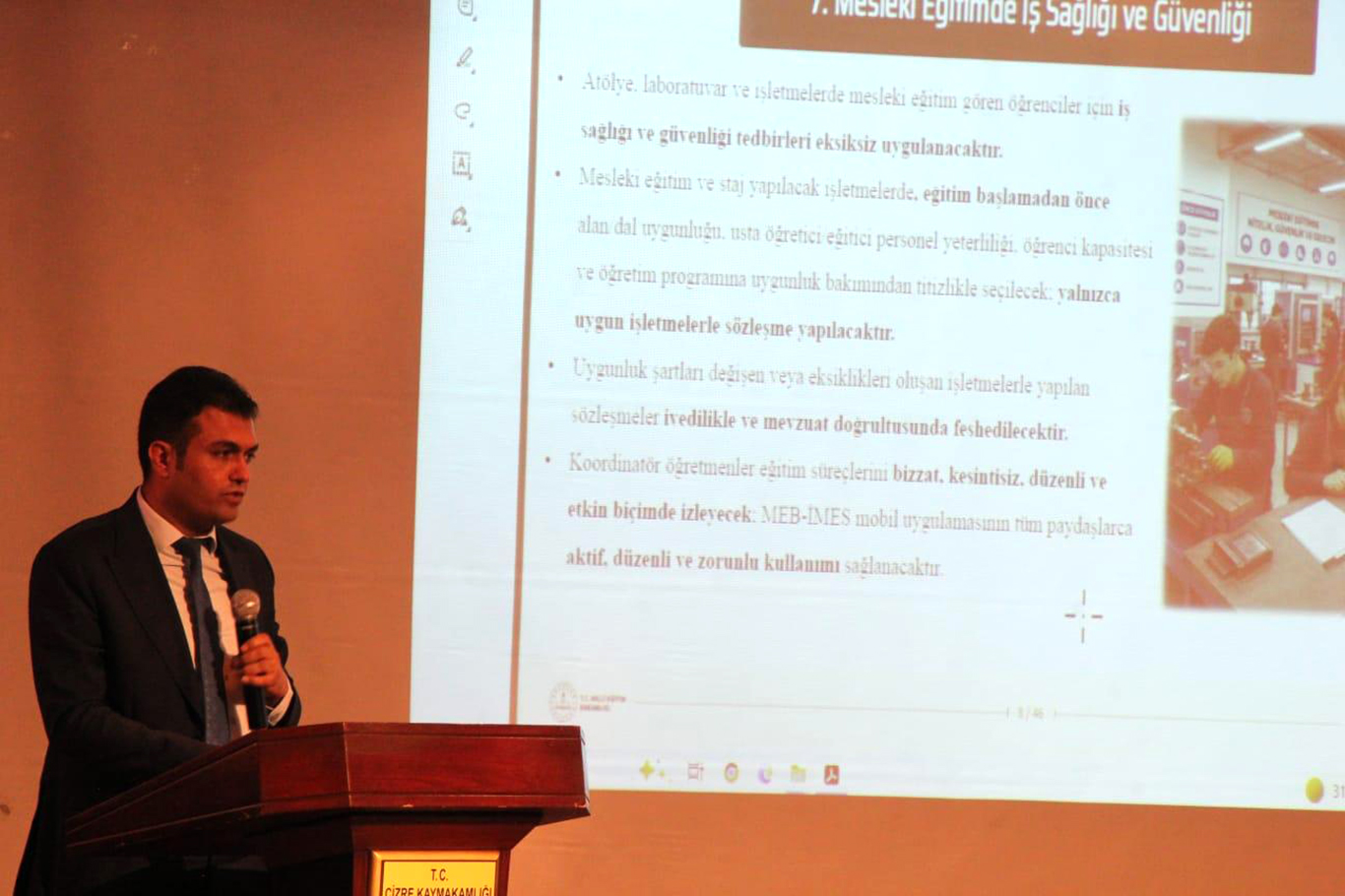 CİZRE’DE YENİ EĞİTİM YILI TOPLANTISI YAPILDI
