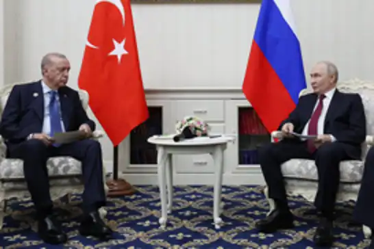 أردوغان يلتقي بوتين في بشكيك لبحث التطورات الإقليمية والتعاون الثنائي