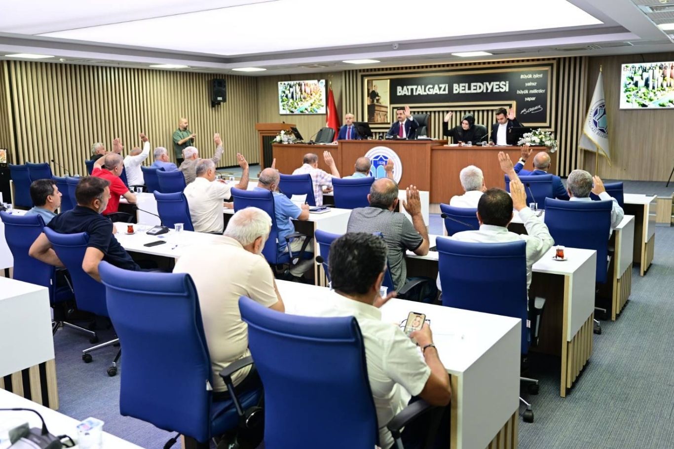Battalgazi Belediye Meclisi eylül ayı toplantısını gerçekleştirdi