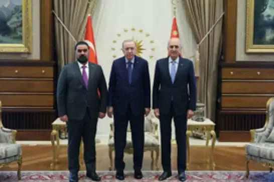 سەرۆک کۆماری تورکیا پێشوازی دەکات لە سەرۆکی پەرلەمانی عێراق